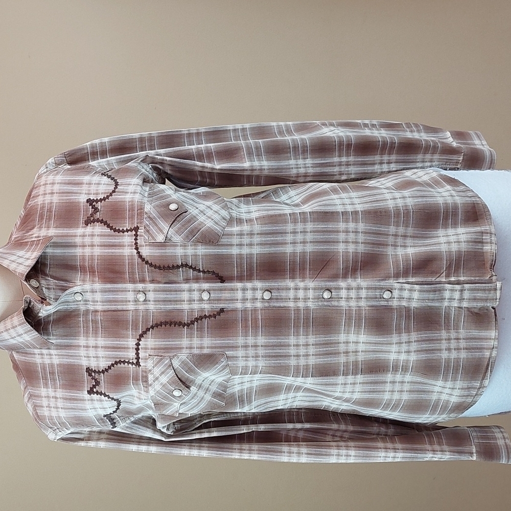 ROUGH Stock Western Button Down shirt